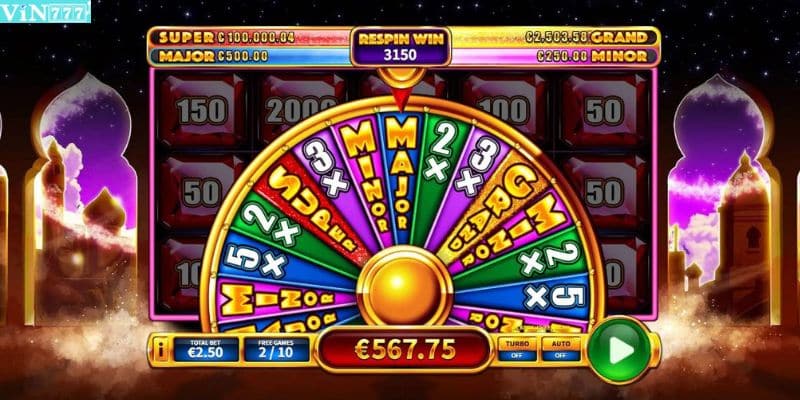 Giao diện trò chơi nổ hũ tại Vin777 được đầu tư chuyên nghiệp